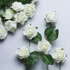 24 Roses | 2inch Artificial Foam Rose With Stem And Leaves - 16 Colors