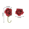 24 Roses | 2inch Artificial Foam Rose With Stem And Leaves - 16 Colors