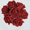 24 Roses | 2inch Artificial Foam Rose With Stem And Leaves - 16 Colors