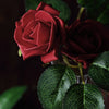 24 Roses | 2inch Artificial Foam Rose With Stem And Leaves - 16 Colors