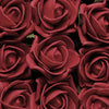 24 Roses | 2inch Artificial Foam Rose With Stem And Leaves - 16 Colors#whtbkgd