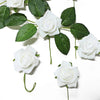 24 Roses | 2inch Artificial Foam Rose With Stem And Leaves - 16 Colors