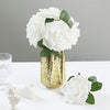 24 Roses 5inch White Artificial Foam Rose With Stems And Leaves 16 Colors