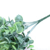 3 Bushes - 14" Frosted Green Flexible Artificial Eucalyptus Stems - UV Protected Artificial Outdoor Plant