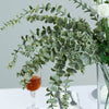 3 Bushes | 30Inch Artificial Eucalyptus Leaves Spray, Faux Greenery Stems - Frosted Green