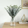30 Stems | 17inch Tall Faux Eucalyptus Bushes Artificial Greenery Spray, Fake Eucalyptus Branches