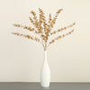 Metallic Gold Artificial Eucalyptus Leaf Spray, Tropical Leaves Vase Filler Floral Decoration