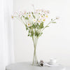 2 Bushes | 33Inch Long Stem Artificial Silk Poppy Flower Bouquet Spray - Blush/Rose Gold