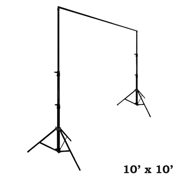 10ft x 10ft Adjustable Backdrop Stand with Tripod Base