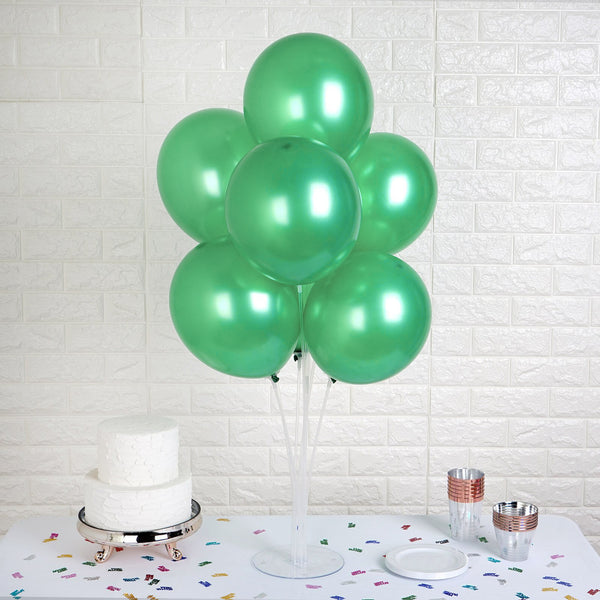 12" Metallic Latex Balloons-Green-25/pk