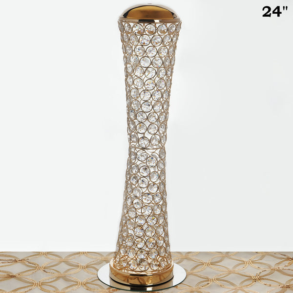 Crystal hot sale beaded vase