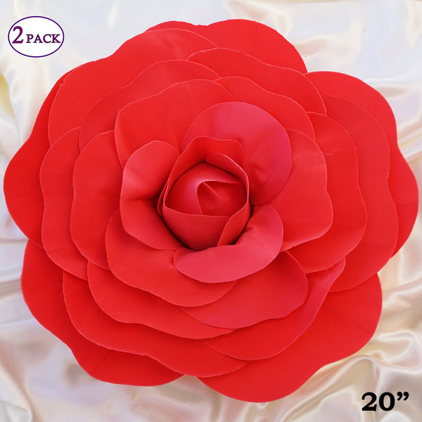 Giant Rose PE Large Foam Flower Rose Realistic Artificial Flowers Wholesale  Wedding Decoration Backdrop Display Fake Flowers Road Leads Party Decoration  Home From Mhongxullc, $8.56
