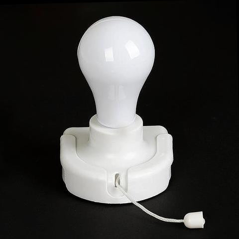 4 LED Light Bulb Set Portable Lamp Closet Battery Operated Cabinet