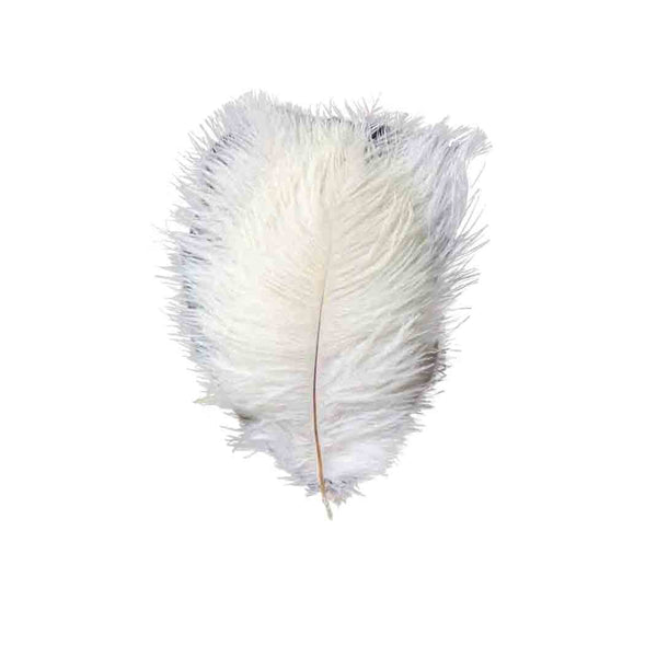 25-26in White Ostrich Plumes/ Feathers