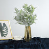 Pack of 2 | 24inches Frosted Green Artificial Flocked Lambs Ear Leaf Spray