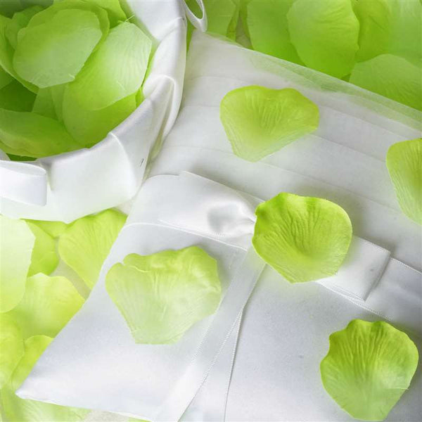 500 Silk Rose Petals For Wedding Party Table Confetti Decoration - Mint