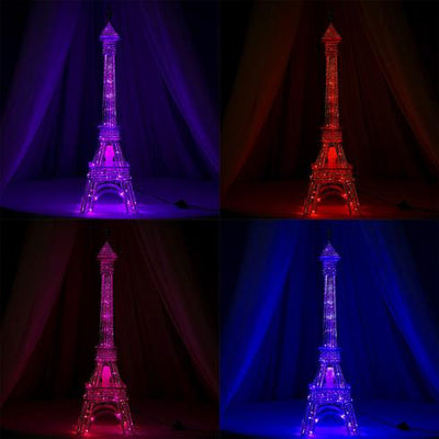 39" Color Changing LED Metal Eiffel Tower Wedding Event Party Columns - 1PCS