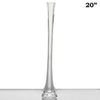 20" Clear Eiffel Tower Wedding Glass Vases-12 PCS
