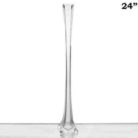 24 Clear Eiffel Tower Vases