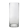 12" Cylinder Glass Centerpiece Vase - 6/Set