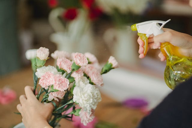 What Can I Spray on Artificial Flowers?