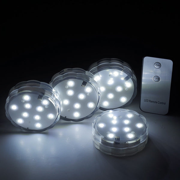 4 Pack LED Vase Lights With IR Remote