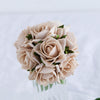 24 Roses | 2" Artificial Foam Flowers With Flexible Stem & Leaves