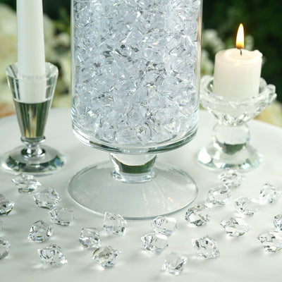 300 Pack Large Acrylic Ice Bead Vase Fillers Table Decoration