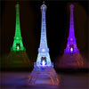 10" | LED Light Up Eiffel Tower Centerpiece | Color Changing Eiffel Tower Night Light