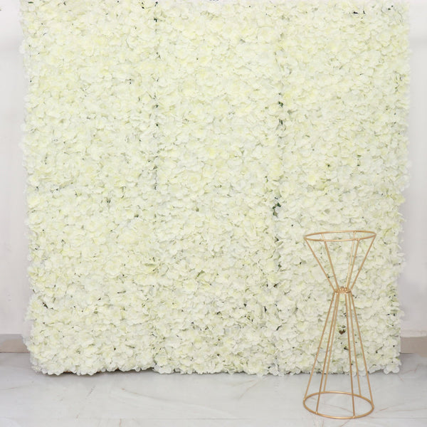 11 Sq ft. | 4 Panels UV Protected Hydrangea Flower Wall Mat Backdrop