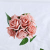 24 Roses | 2" Artificial Foam Flowers With Flexible Stem & Leaves