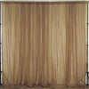 Pack of 2 | 5ft x 10ft Fire Retardant Sheer Organza Premium Curtain Panel Backdrops With Rod Pockets