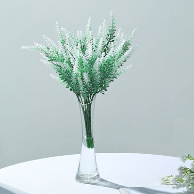 4 Bushes | 14" Artificial Lavender Flower Plant Stems Greenery Bouquet