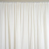 20ftx10ft Rod Ready Dual Layered Poly & Chiffon Backdrop Curtain