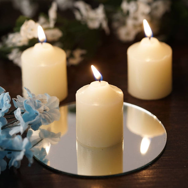 12 Pack | 2" Votive Candles, Mini Multi-Purpose Candle Decor