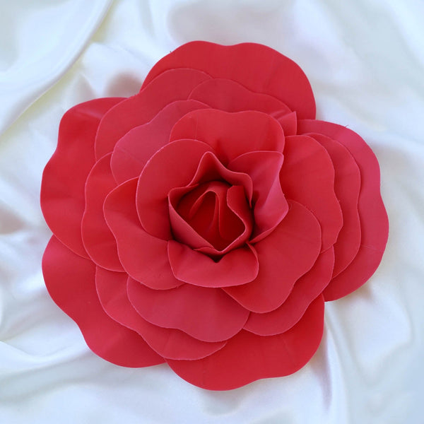 4 Pack 12" Large Real Touch Artificial Foam Craft Roses