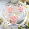 12 Pack | 1" Mini Rose Flower Floating Candles Vase Fillers