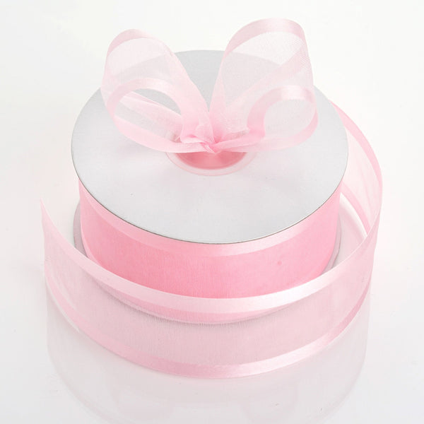 25 Yards | 1.5" Sheer Organza Ribbon With Satin Edges