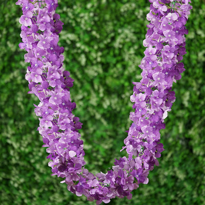 7ft | Artificial Silk Hydrangea Hanging Flower Garland Vine