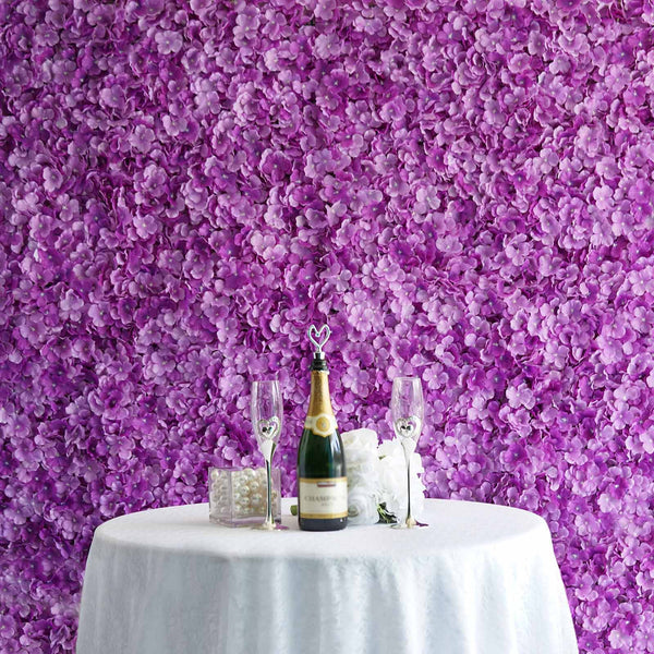 11 Sq ft. | 4 Panels UV Protected Hydrangea Flower Wall Mat Backdrop