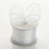 10 Yards | 2.5" Sheer Organza Wired Edge Ribbon