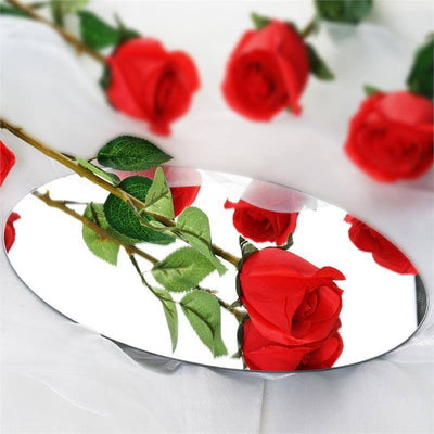 31" | 24pcs Long Stem Artificial Silk Roses Flowers