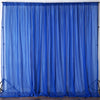 Pack of 2 | 5ft x 10ft Fire Retardant Sheer Organza Premium Curtain Panel Backdrops With Rod Pockets