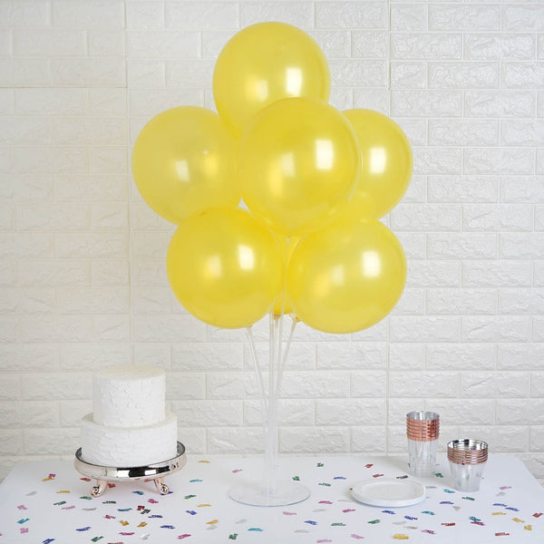 25 Pack | 12" Shiny Pearl Latex Helium, Air or Water Balloons