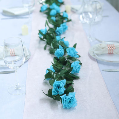 6ft | Artificial Silk Rose Garland UV Protected Flower Chain