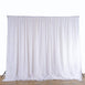 20ftx10ft Rod Ready Dual Layered Poly & Chiffon Backdrop Curtain