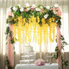 5 Pack | 44" Artificial Silk Hanging Wisteria Flower Vines