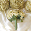 2 Pack | Champagne Rose & Hydrangea Artificial Silk Flowers Bouquet