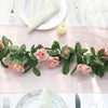 6FT Dusty Rose Chain Garland UV Protected Artificial Flower