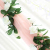 Silk Rose Garland Artificial Flowers - Cream - 6 ft